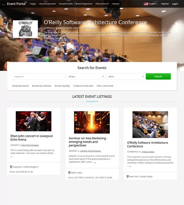 job fairs and events php script
