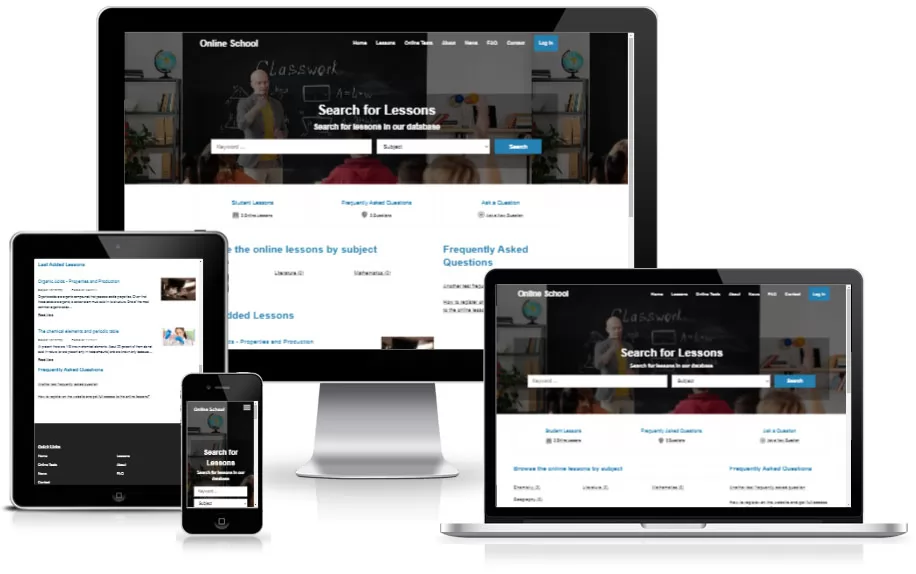 online school php script
