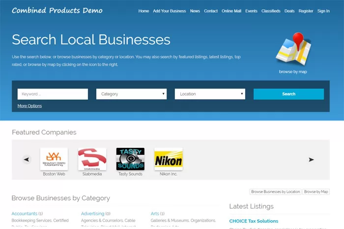 recruiting directory php script demo